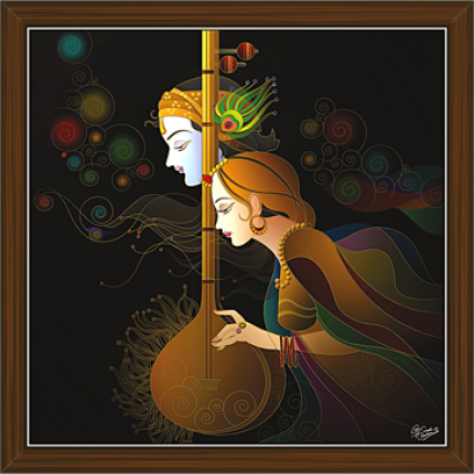 Radha Krishna Paintings (RK-2268)